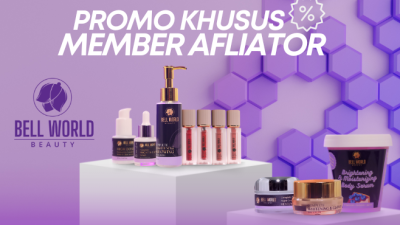 Banner Kedua - Bell World Beauty Member - Afliator