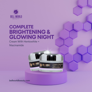 Complete Brightening & Glowing Night Cream With Hentowhite + Niacinamide